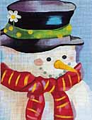 click here to view larger image of Mr. Snow (hand painted canvases)