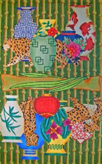 click here to view larger image of Purse - Leopard China Shop (hand painted canvases)
