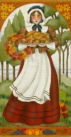 click here to view larger image of Pilgrim Woman (hand painted canvases)