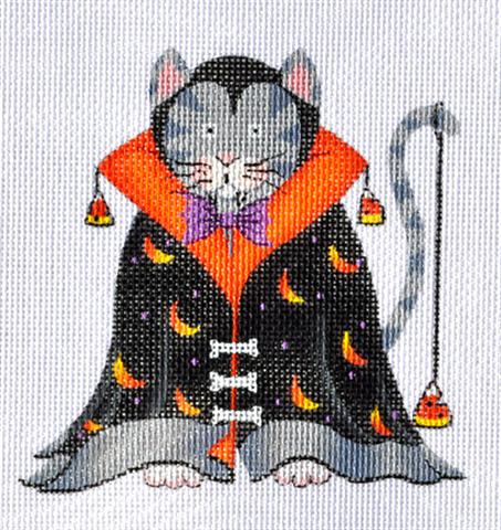 click here to view larger image of Dracula Cat (hand painted canvases)