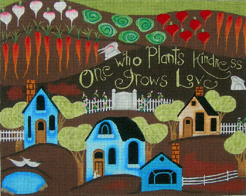 click here to view larger image of Planting Kindness (hand painted canvases)