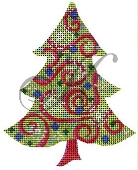 click here to view larger image of Chartreuse Swirlz-n-Snowflakes Stitch Guide (books)