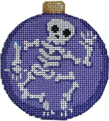click here to view larger image of Mr Bojangles Ball Ornament (hand painted canvases)