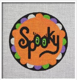 click here to view larger image of Spooky Ornament (hand painted canvases)