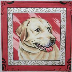 click here to view larger image of Yellow Lab (hand painted canvases)