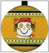 click here to view larger image of Scarecrow Ornament (hand painted canvases)