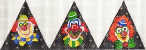 click here to view larger image of 3D Triangle Clowns (hand painted canvases)