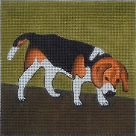click here to view larger image of Beagle (hand painted canvases)
