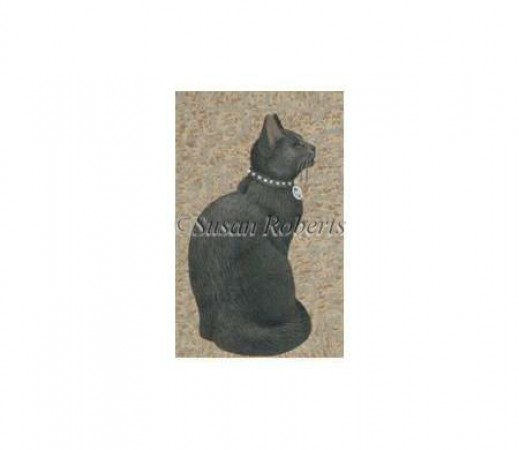 click here to view larger image of Black Cat  (hand painted canvases)