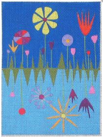 click here to view larger image of Spring Garden Needle Case (hand painted canvases)