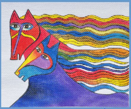 click here to view larger image of Wind Spirits (hand painted canvases)