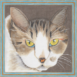 click here to view larger image of Hazel Cat (hand painted canvases)