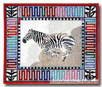 click here to view larger image of Escape (Zebra) (hand painted canvases)