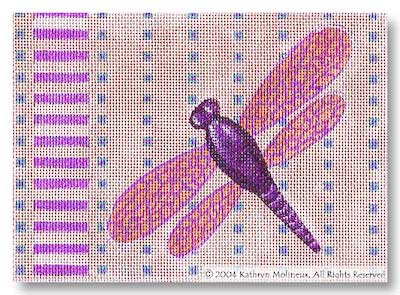 click here to view larger image of Details - Dragonfly (hand painted canvases)