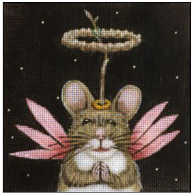 click here to view larger image of Angel Mouse (hand painted canvases)