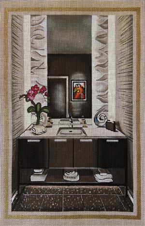 click here to view larger image of Modern Vanity (hand painted canvases)