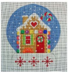 click here to view larger image of Gingerbread II Snow Globe (hand painted canvases)