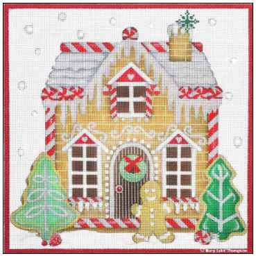 click here to view larger image of Ginger Bread House (hand painted canvases)