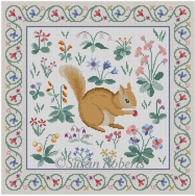 click here to view larger image of Cluny Squirrel (hand painted canvases)