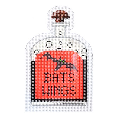 click here to view larger image of Bats Wings Halloween Bottle - 18 Count (hand painted canvases)