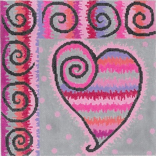 click here to view larger image of Beating Heart (hand painted canvases)