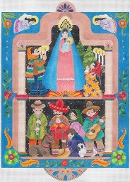click here to view larger image of Fiesta De Madonna (hand painted canvases)