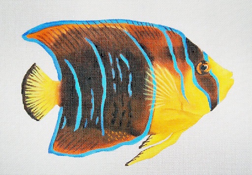 click here to view larger image of Giant King Angelfish (hand painted canvases)