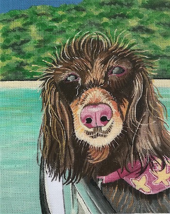 click here to view larger image of Bella (hand painted canvases)