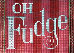 click here to view larger image of Oh Fudge (hand painted canvases)