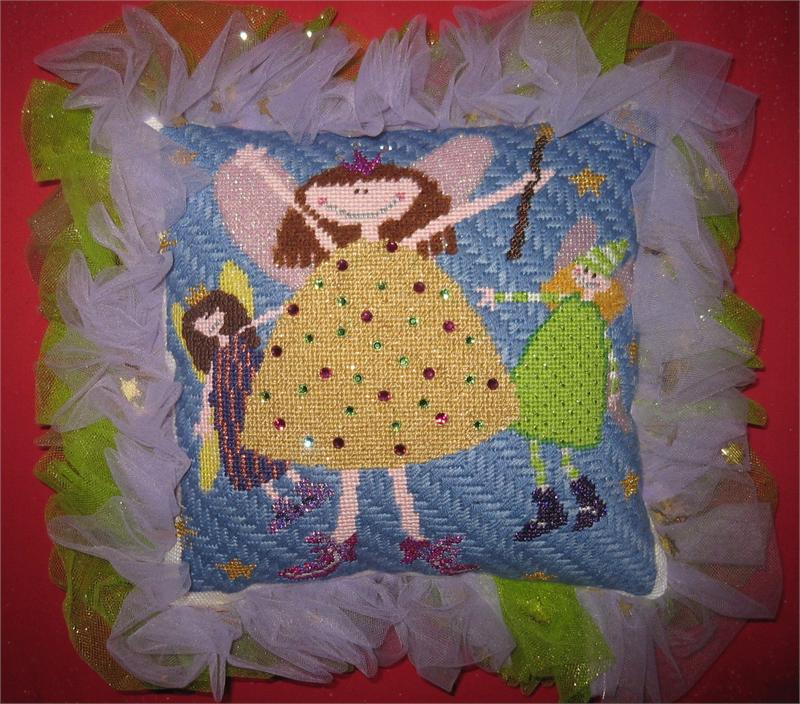 click here to view larger image of Angel Tooth Fairy Pillow (hand painted canvases)