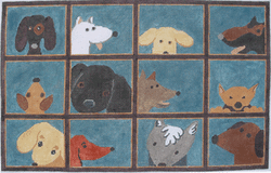 click here to view larger image of Twelve Dogs (hand painted canvases)