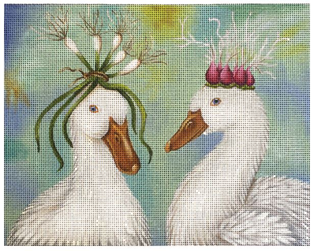 click here to view larger image of Duck Royalty (hand painted canvases)