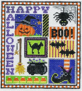 click here to view larger image of Halloween Sampler (hand painted canvases)