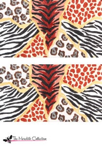 click here to view larger image of Animal Skins (hand painted canvases)