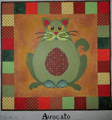 click here to view larger image of Avacato - 13 Count (hand painted canvases)