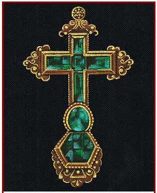 click here to view larger image of Atocha Cross (hand painted canvases)