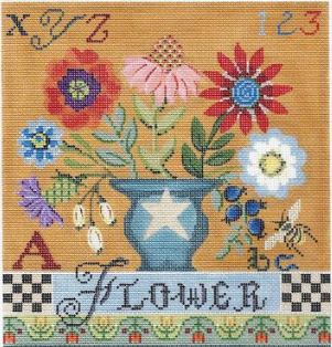click here to view larger image of Country Flower Sampler Stitch Guide (books)