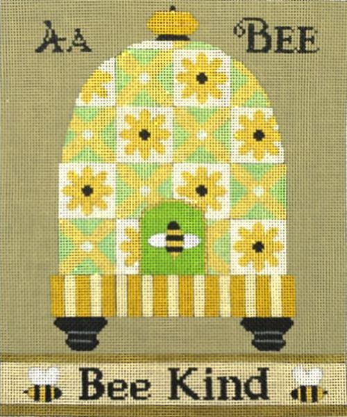 click here to view larger image of Bee Kind (hand painted canvases)