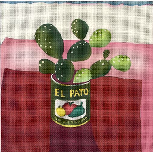 click here to view larger image of El Pato Cactus (hand painted canvases)