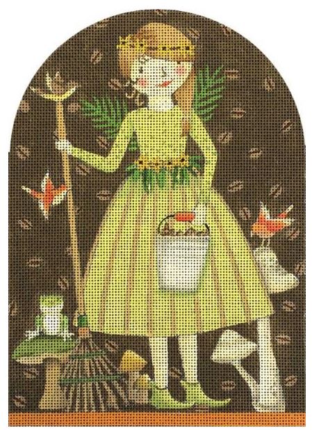 click here to view larger image of Autumn Fairy (hand painted canvases)