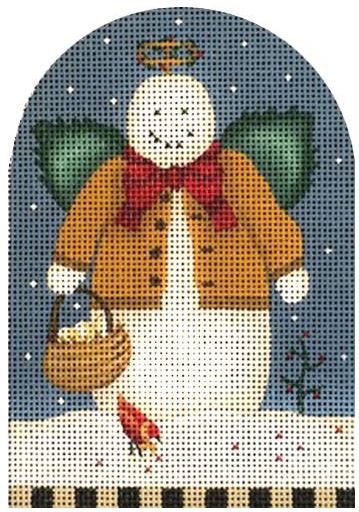 click here to view larger image of Angel Snowman (hand painted canvases)