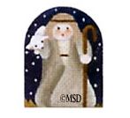 click here to view larger image of Nativity Thimble Shepherd - 18M (hand painted canvases)