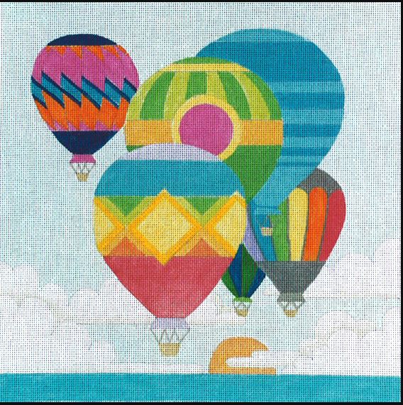 click here to view larger image of Balloons (hand painted canvases)