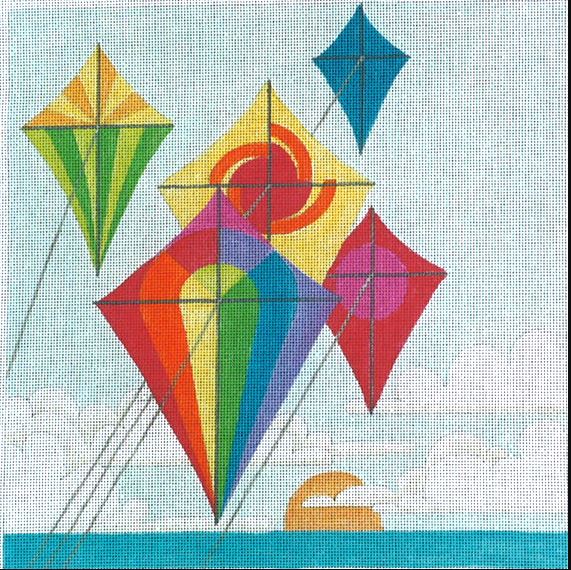 click here to view larger image of Kites (hand painted canvases)