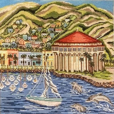 click here to view larger image of Catalina Island (Avalon, CA) (hand painted canvases)