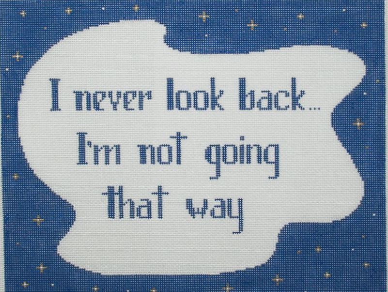 click here to view larger image of I Never Look Back (hand painted canvases)