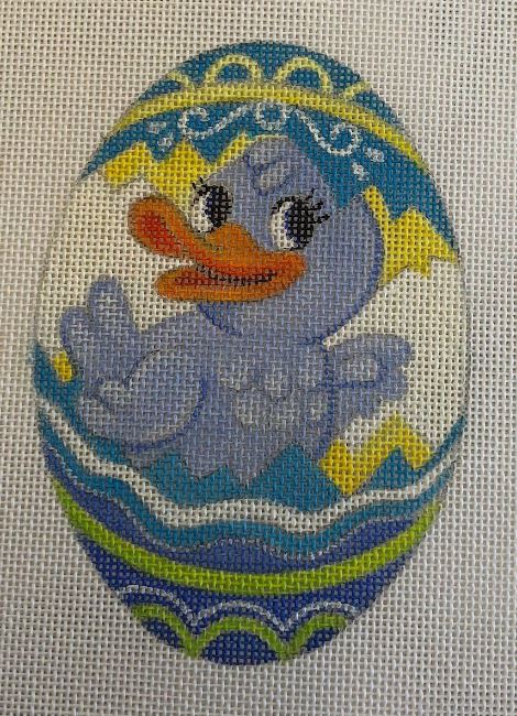 click here to view larger image of Duckling - Blue (hand painted canvases)