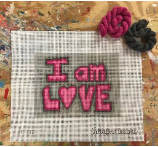 click here to view larger image of I Am Love (hand painted canvases)