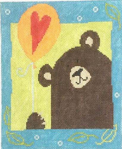 click here to view larger image of Bear with Balloon (hand painted canvases)