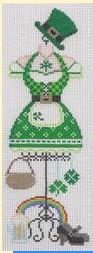 click here to view larger image of Dress Form - St. Patricks   (hand painted canvases)